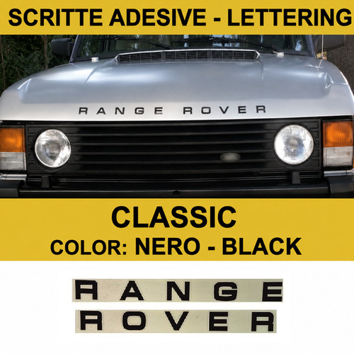 Scritta adesiva range rover - scritta,