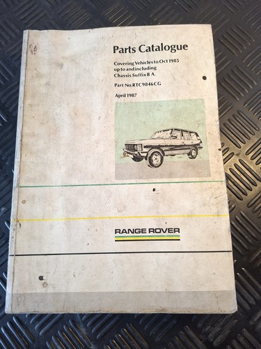 Catalogo ricambi originali